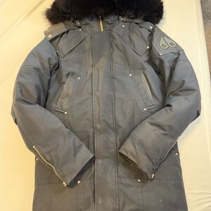 Moose Knuckles Stirling Parka/Real Fur Trim Sz SM